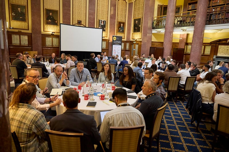 A roundtable in progress at Focus on Fulfilment 2026
