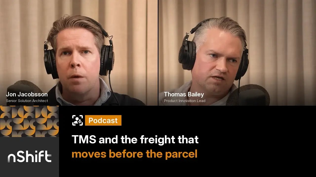 Jon Jacobsson and Thomas Bailey on the nShift TMS podcast