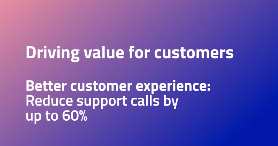 Better customer experience